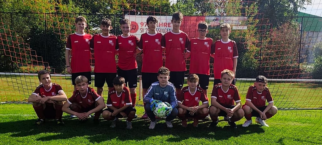 Mannschaftsfoto der C2-Junioren des FC Bissendorf