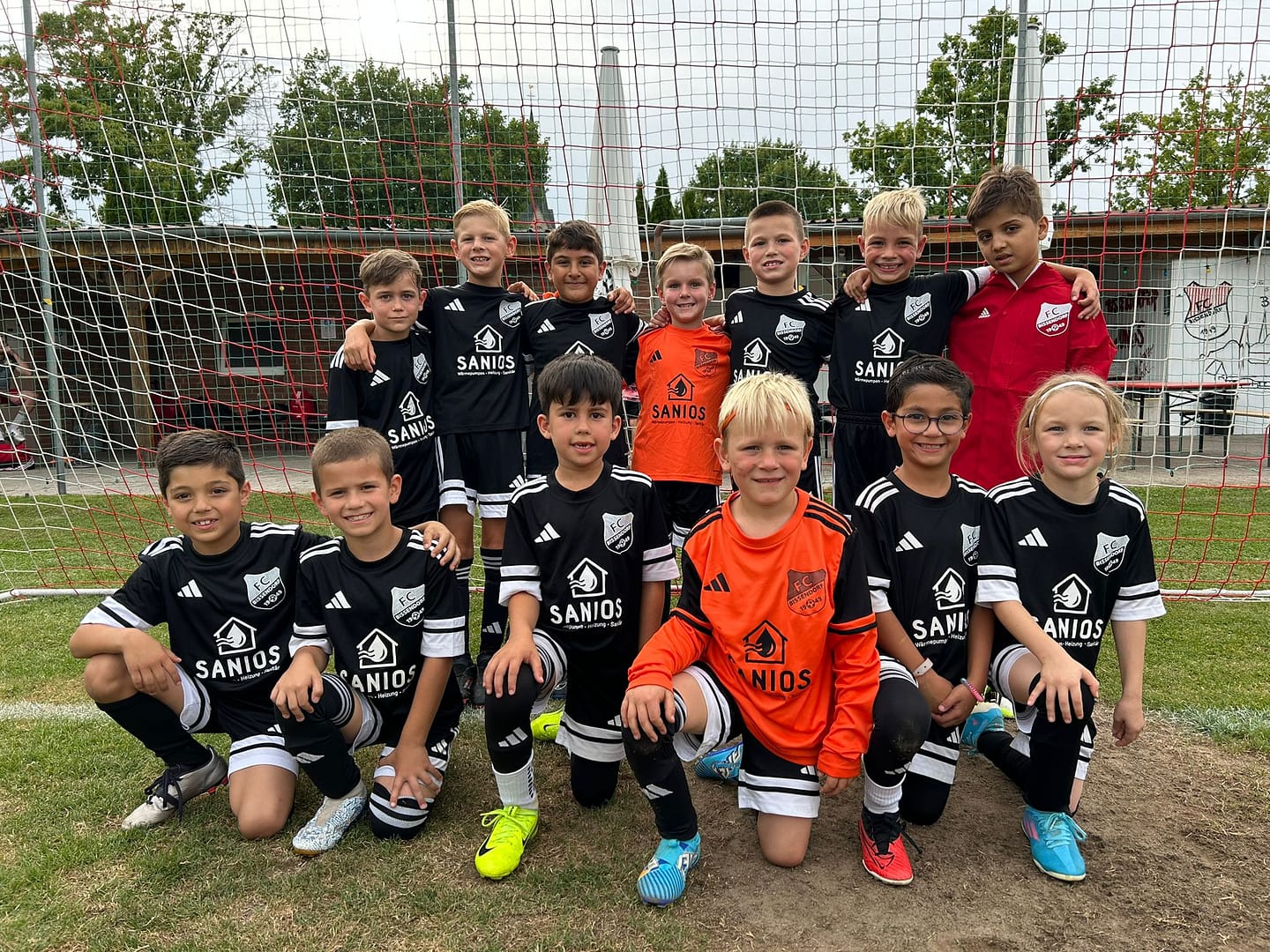 Mannschaftsfoto der F-Junioren des FC Bissendorf